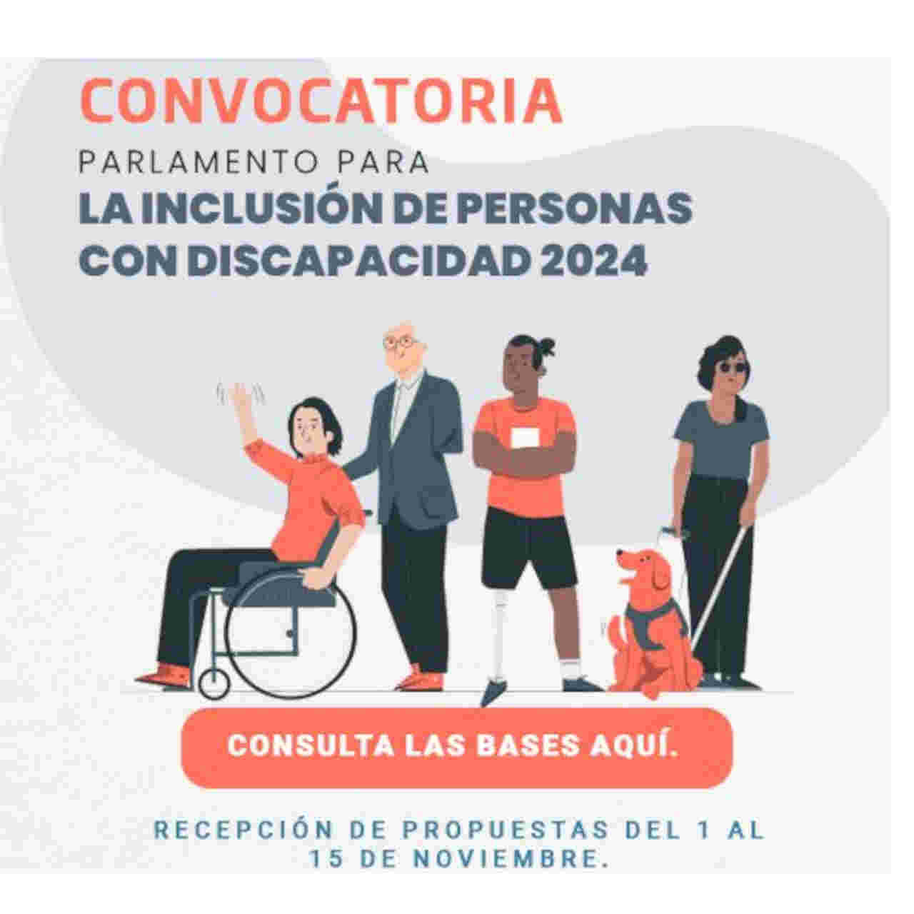 La recepción de propuestas será del 1 al 15 de noviembre
